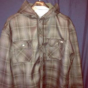 (NWOT) Dickies Button Down Hooded Jacket